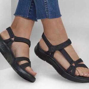 Skechers 141451 Go Walk Flex Sandal Size 7